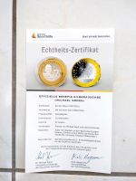 Medaille "Michael Gross" Silber 333 Spiegelglanz mit Vergoldung Bayern - Augsburg Vorschau