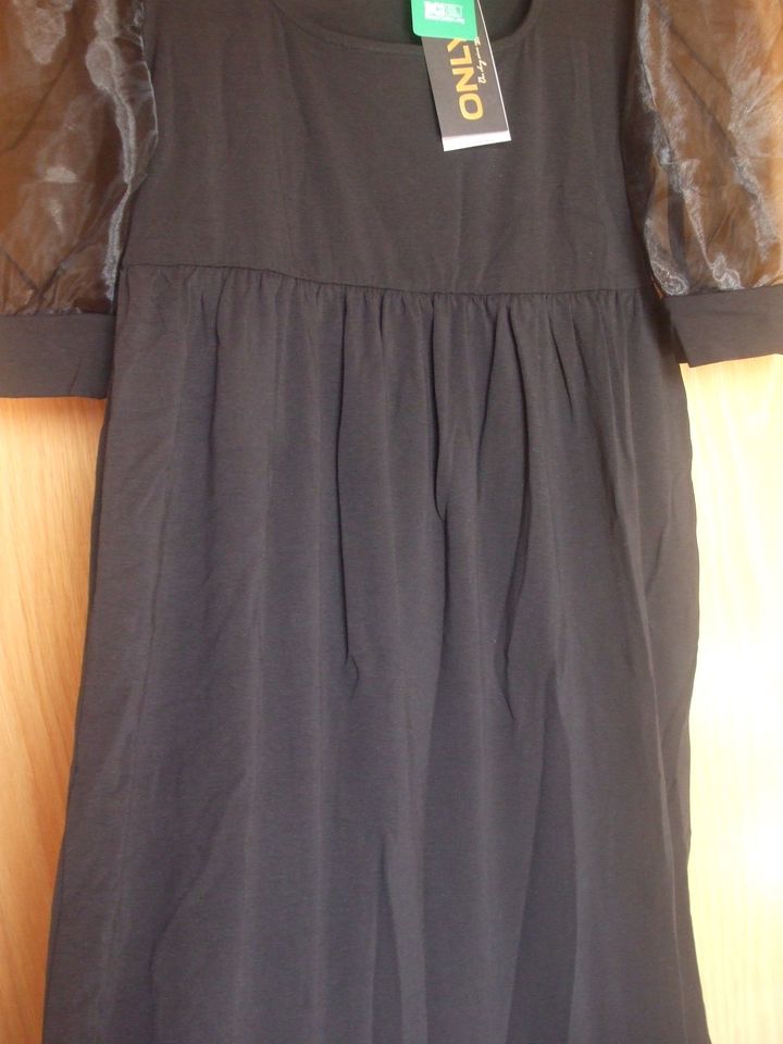 ONLY Modisches Jerseyrkleid mit transparenten Puffärmeln Gr.40/42 in Karlsruhe