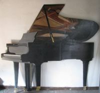 Flügel Piano 2D, Bild, Dekoration, kein Steinway, Trompe l'oeil Schleswig-Holstein - Flensburg Vorschau