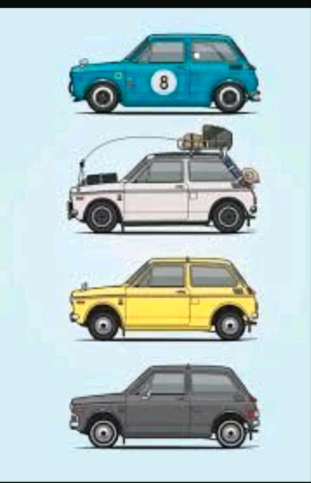 Abbildung des Autos Honda N600. Honda N 600 …