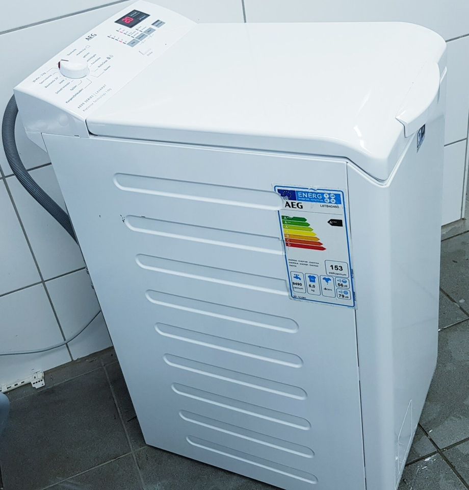 6 KG A+++ Toplader Waschmaschine AEG ca.2 Jahre alt in Duisburg