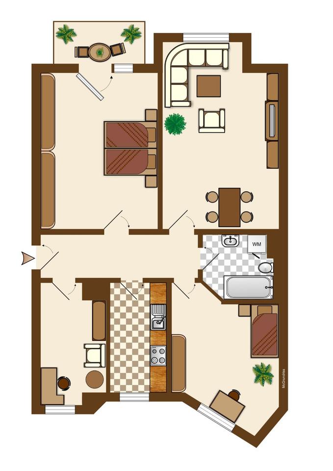 zentralle 4 RMW mit Balkon, Badewanne und Keller, alles neue in Fürstenwalde (Spree)