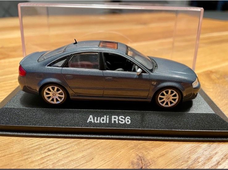 Audi RS6 C5 Limousine Quattro 4,2 V8 Biturbo 1:43 Minichamps in Haiger