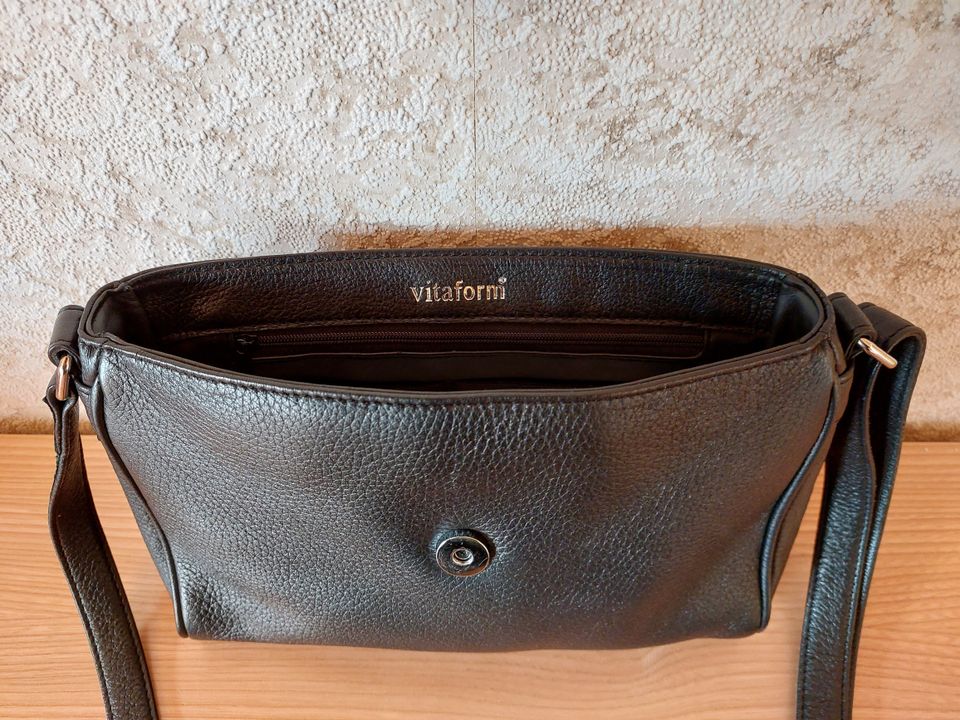 Ledertasche Vitaform schwarz in Böhl-Iggelheim