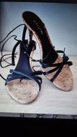 Sandalen, Gr. 39, schwarz, Unisa, Leder, Fesselledebänder Bayern - Bad Reichenhall Vorschau