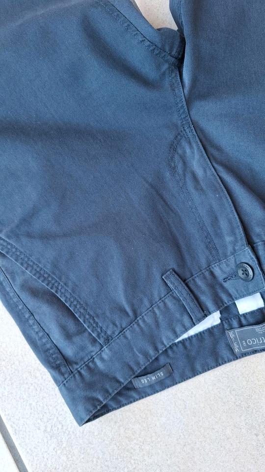 HERRENBAUMWOLLHOSE  CHINO  Dunkelgrau ANGELA LITRICO GR.34/30 in Betzdorf