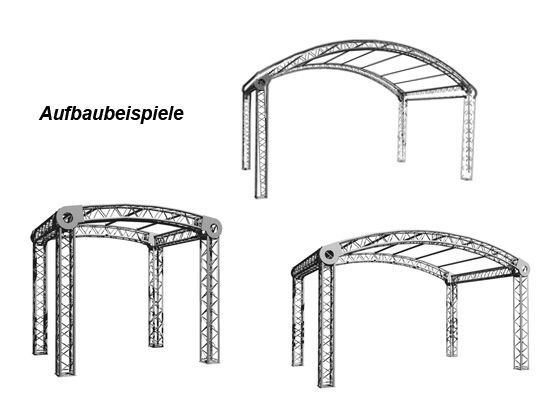 Bühne 6x4m oder 4x3m (Rundbogenbühne Traversen Podeste) in Bülstedt