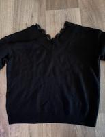 Strickpullover schwarz spitze Hessen - Hanau Vorschau
