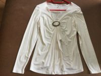 Elegantes Damenshirt cremeweiss mit Spange Gr.40 Heine Bayern - Ingolstadt Vorschau