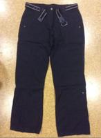 schwarze Stoffhose mit Gürtel von Canda in 44 Hessen - Hünstetten Vorschau