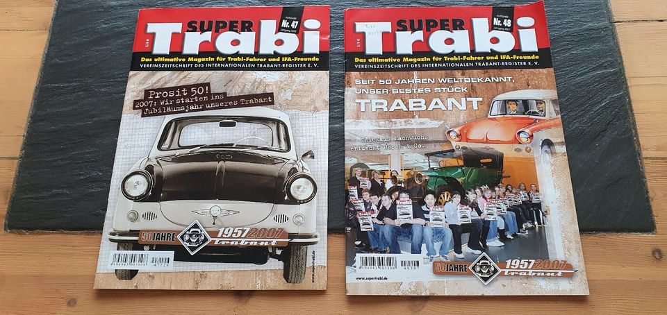 2 Super Trabi Trabant Zeitschriften Nr. 47+48 in Freyburg (Unstrut)
