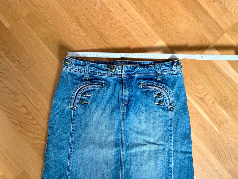 ❤️ Mango Jeans Rock MNG Gr. 38 Jeansrock MNGJeans Minirock ❤️ in Herbolzheim