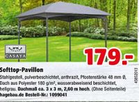 Softtop Pavillon 3x3m, in anthrazit, Garten Outdoor, NEU & OVP Bayern - Freising Vorschau