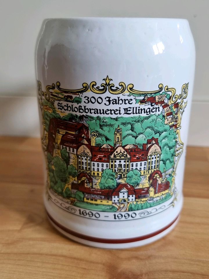 Bierkrug Schlossbrauerei Ellingen Jubiläum in Mainz