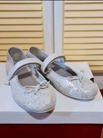 • silber/weiß Ballerinas, Grünland® - junior -, Gr. 39 • Berlin - Hellersdorf Vorschau