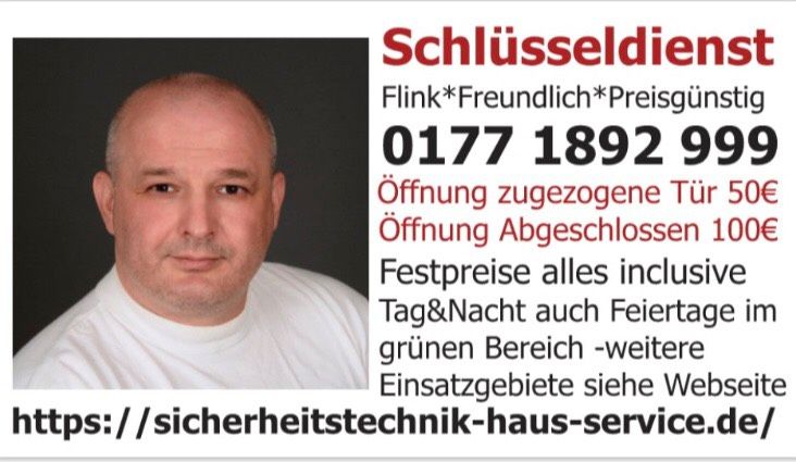 Schlüsseldienst 50€ Festpreis in Berlin