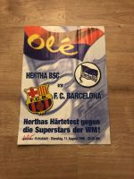 Programmheft Freundschaftsspiel Hertha BSC - FC Barcelona 11.8.98 Rügen - Ummanz Vorschau