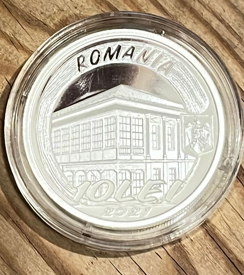Sammlermünze Silber Rumänien in Annaberg-Buchholz
