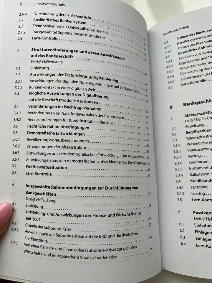 Bankwirtschaft Detlef Hellenkamp Lehrbuch Studium Springer Gabler in Bamberg