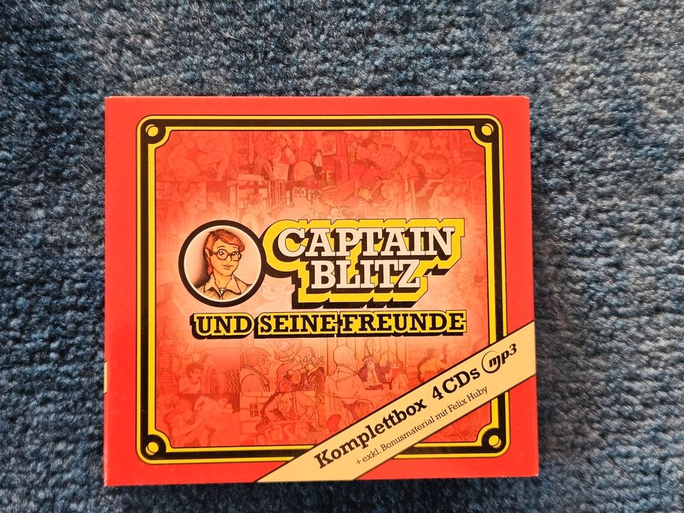 Komplettbox Captain Blitz 4 CDs MP3 - Wie Neu in Poing