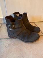 Clarks Boots/Stiefeletten Gr.5,5 entspricht 38,5, Wildleder,braun Schleswig-Holstein - Neumünster Vorschau