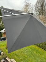 Sonnenschirm schwarz mit Bodenhülse Aachen - Aachen-Haaren Vorschau