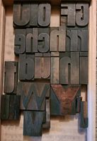 Alte Holzbuchstaben Holzlettern antiker Buchdruck ! Rheinland-Pfalz - Weisenheim am Sand Vorschau