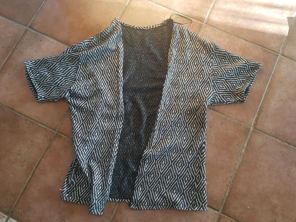 Cardigan Überwurf Strickjacke ethno- Muster M/L in Willenscharen