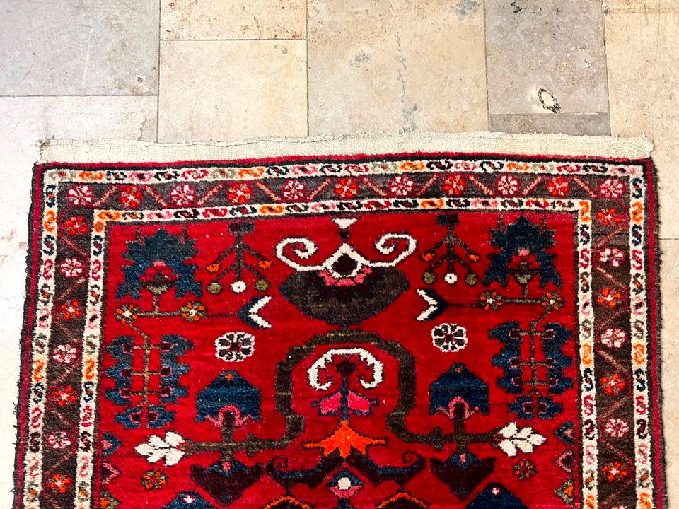 ALTER ORIENTTEPPICH TÜRKISCHER TEPPICH AUS WOLLE HANDGEKNÜPFT 148x101cm - Versand kostenlos - Wir sind für Sie da lokal in 86830 Schwabmünchen oder online ARTHOME24 in Schwabmünchen