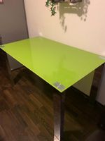 Grüner Glas Esszimmer Tisch mit Metallfüße Nordrhein-Westfalen - Velbert Vorschau