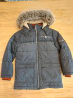 Winterjacke Parka Jungen Gr. 122 schwarz grau mit Kapuze Bayern - Neustadt an der Aisch Vorschau