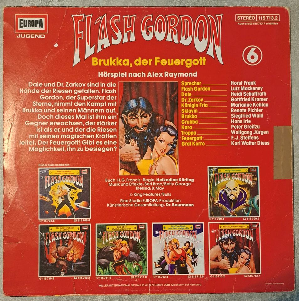 Schallplatte Flash Gordon Vinyl in Offenbach