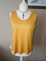 Zara Damen top bluse mit Volant Chiffon Senf/ weiß 42 TOP Bonn - Bad Godesberg Vorschau