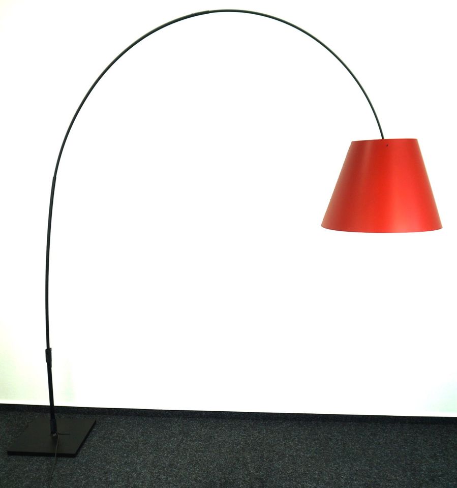 Luceplan Lady Constanza Design Lampe | Bogenlampe | Rot in Mehringen