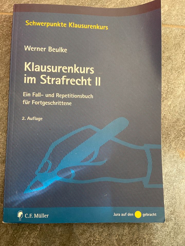 Jura Lehrbuch klausurenkurs strafrecht 2 beulke recht in Walkertshofen