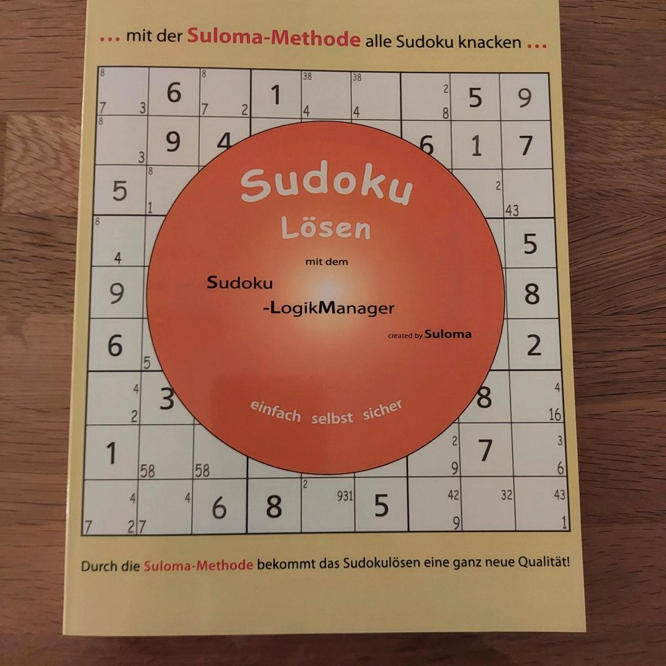 Holzspiel SUDOKU CLASSIC intellego + Buch "Suloma Methode " in Süderbrarup