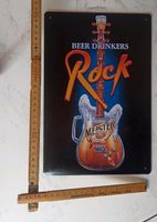 ❌Schild Blech E Gitarre Rock Bier Deko Bild Guitar Dekoration❌ Baden-Württemberg - Heidenheim an der Brenz Vorschau