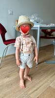 Festliches Outfit Hochzeitsoutfit kurz 80, Hemd Hut Fliege Träger Bayern - Traunstein Vorschau