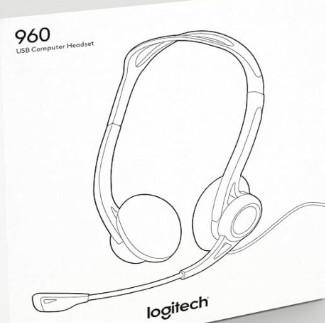LOGITECH 960 USB-COMPUTER STEREO HEADSET & MIKROFON (NEU!OVP!) in Heidelberg