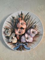 Keramik Wandteller mit Blumen von der Künstlerin Luise Kressel Bayern - Ansbach Vorschau