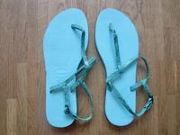 Mint farbige Riemchen Havaianas, Größe 39-40 - NEU Hamburg-Nord - Hamburg Winterhude Vorschau