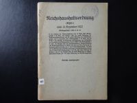 Reichskassenordnung vom 6. August 1927, Fassung 1931 Hannover - Herrenhausen-Stöcken Vorschau