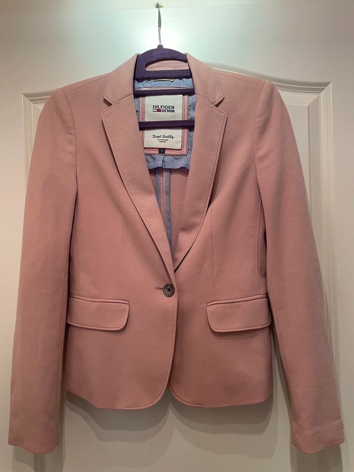 Original Hilfiger Denim Finest Quality Blazer rosa altrosa S in Essen