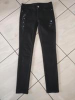 Jeans schwarz 38 mit Applikationen und Strass Rheinland-Pfalz - Montabaur Vorschau