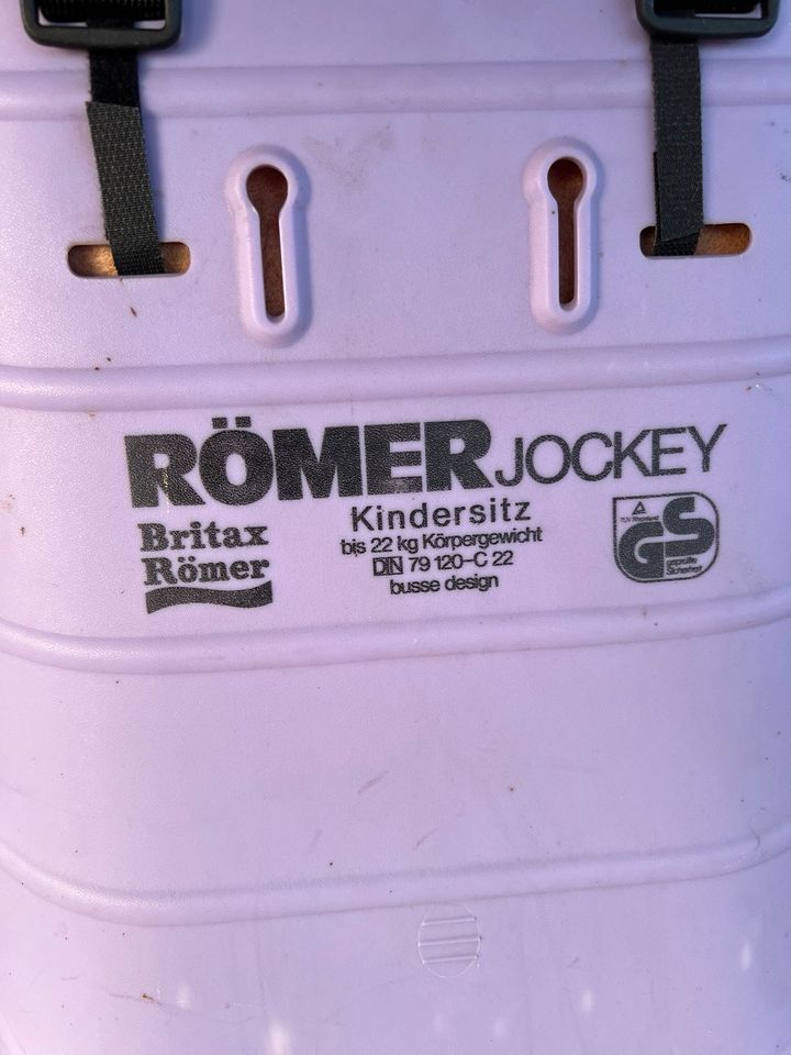 Kindersitz, Radsitz, Fahrradsitz, Traktorsitz, RÖMER JOCKEY in Berg im Gau