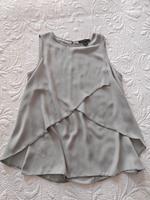 ❣️ Bluse ärmellos grau elegant top Bayern - Gaimersheim Vorschau