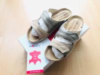 NEU Rohde Pantolette Sandale 36 grau beige Silber Leder Berlin - Köpenick Vorschau
