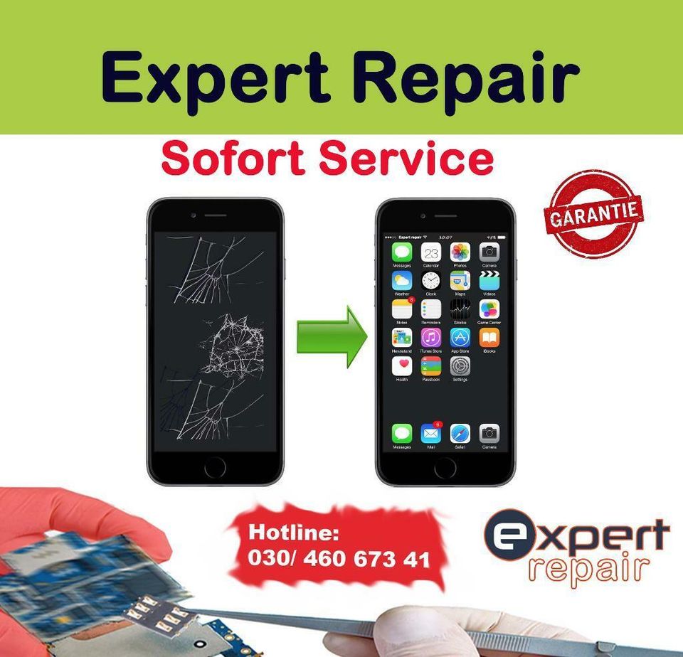 IPhone Samsung iPad 7 8 X XR Xs Max 11 12 Display Repair Express in Berlin