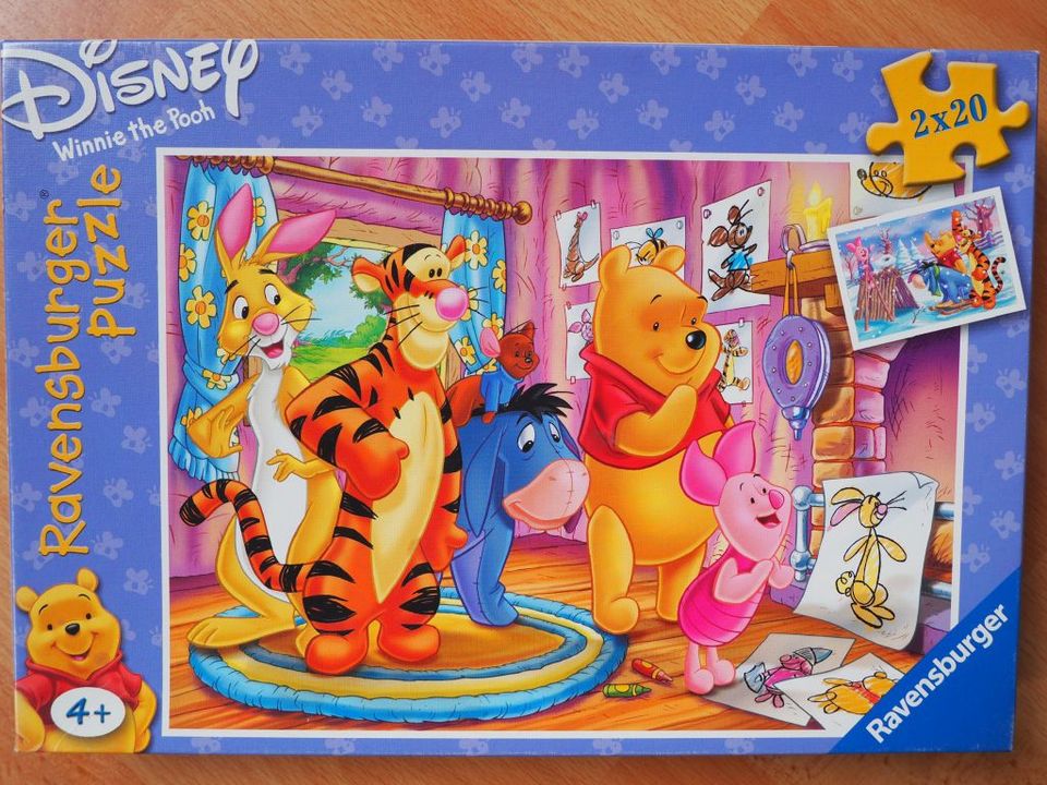Puzzle von RAVENSBURGER 2 x 20 Teile - Winnie Pooh - SEHR GUT! in Bad Segeberg