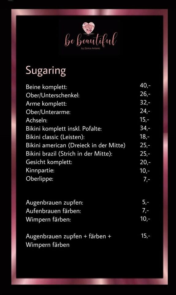 Sugaring (sanfte Haarentfernung) in Karlsruhe